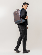 The Krossover Backpack-Mocha Blue