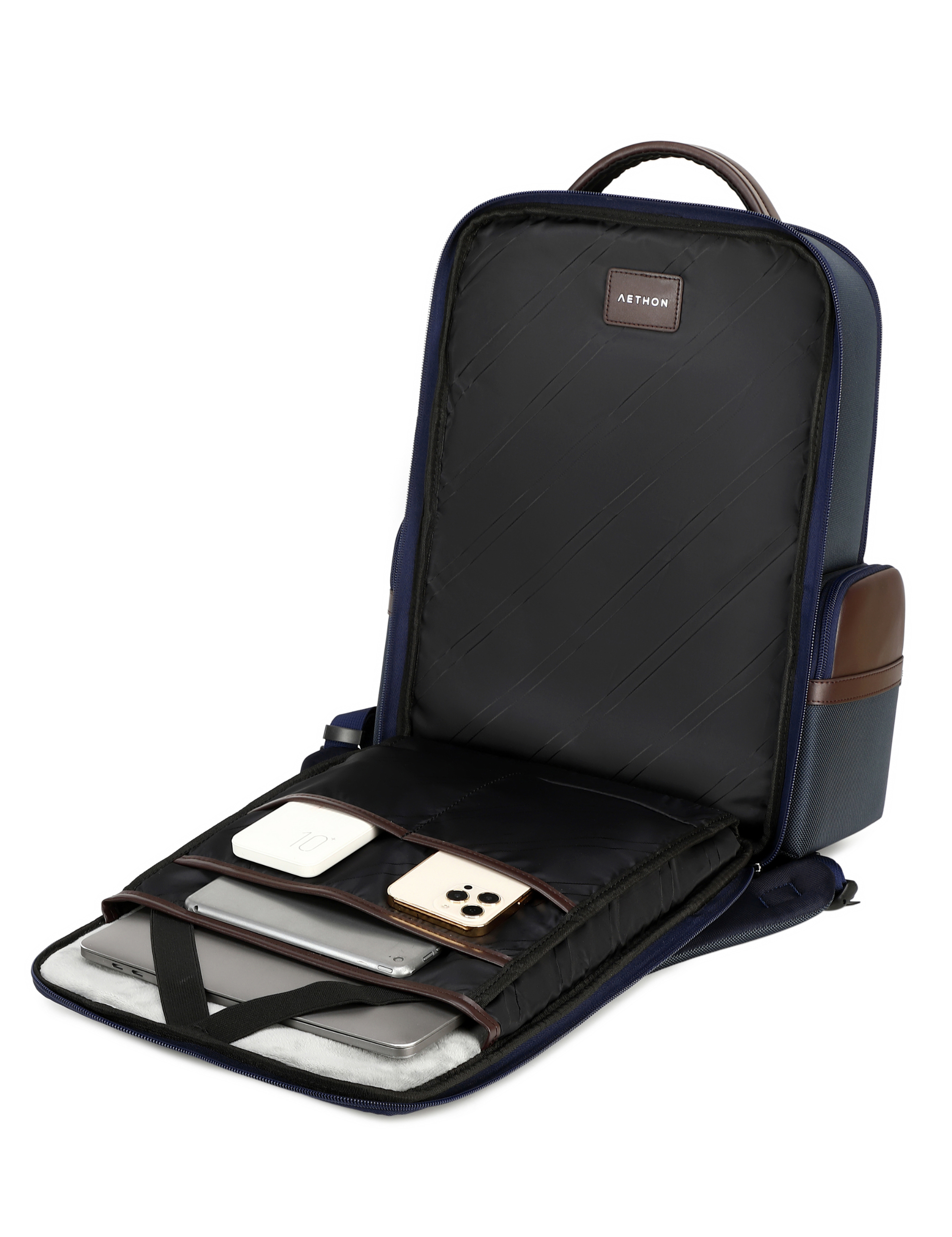 The Krossover Backpack-Mocha Blue