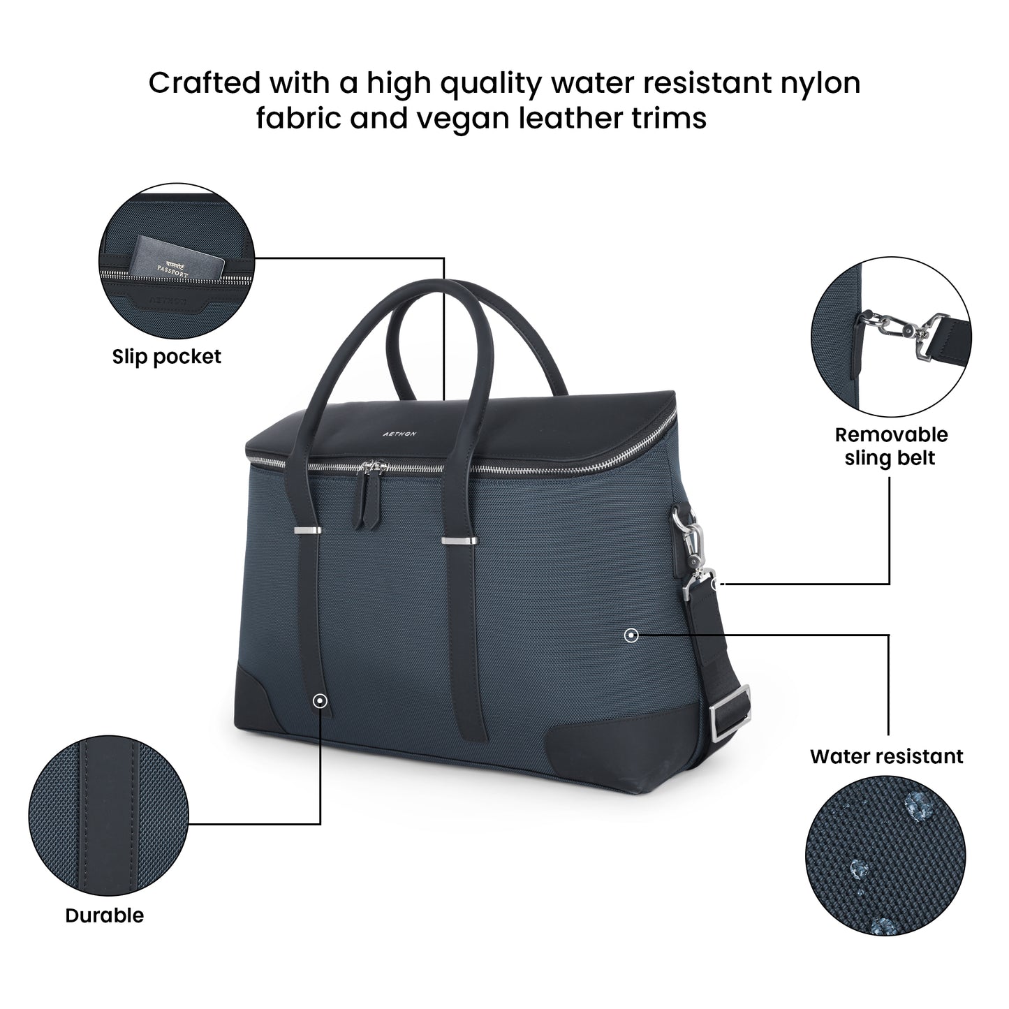 The London Duffle(Blue)